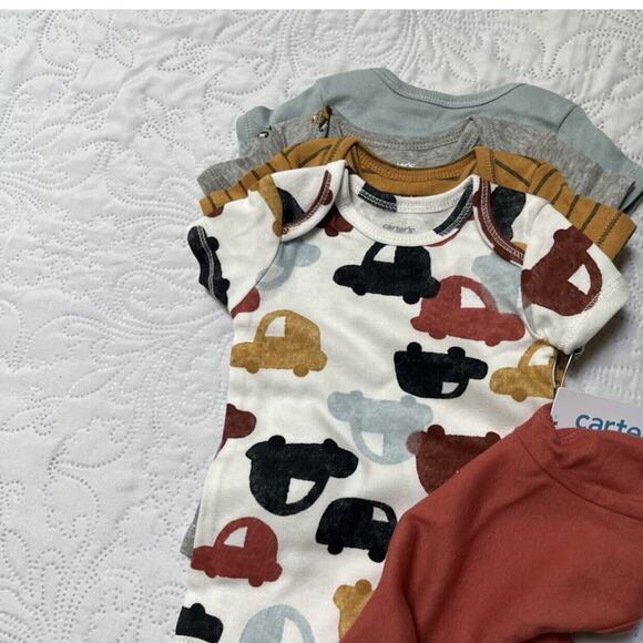 NWT Carter's 5 Piece Transportation Bodysuit Bundle 3m - Picture 3 of 10
